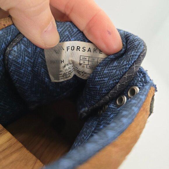 Forsake | Patch black brown waterproof granola lace-up hiking boots | WMS 10 - Picture 5 of 10